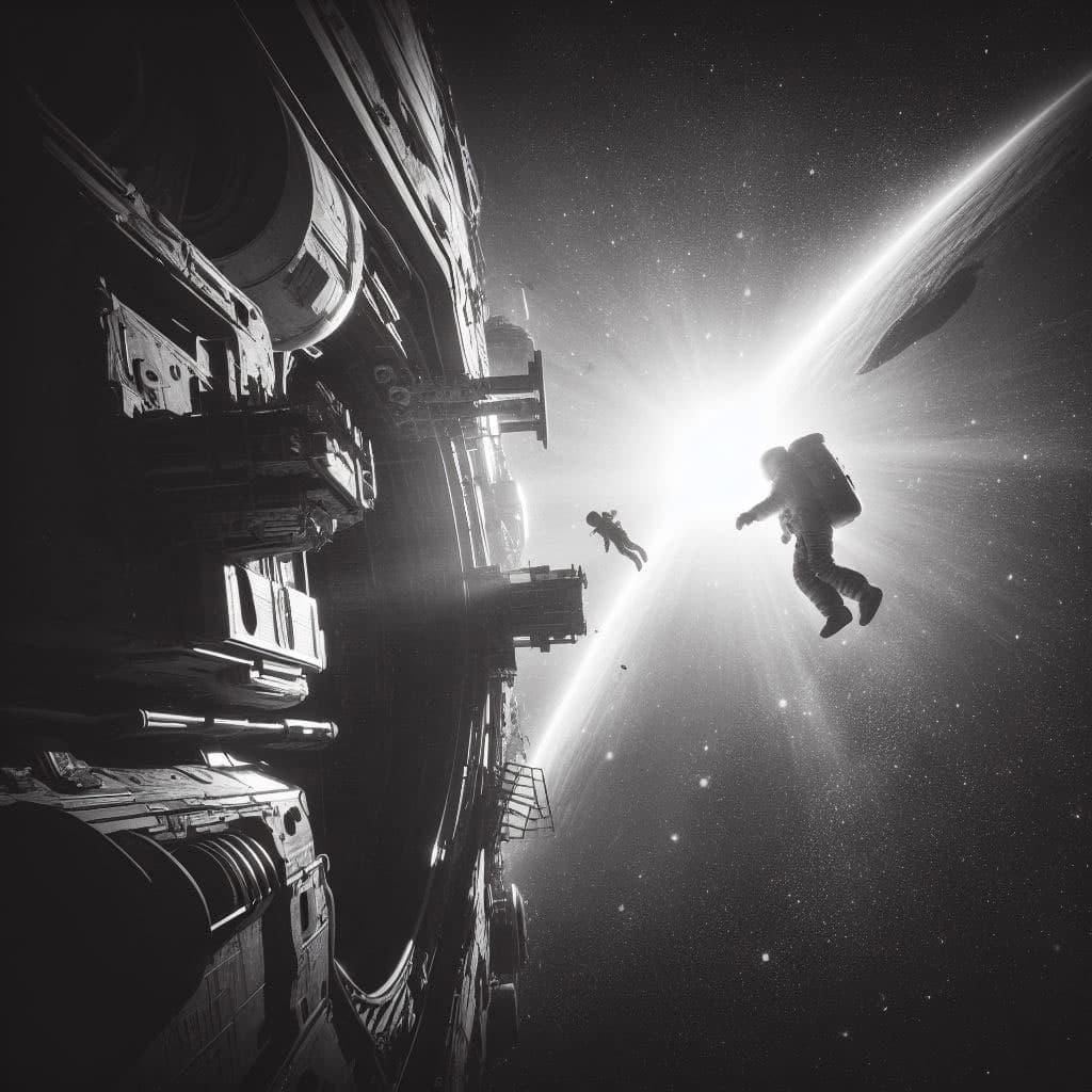 man in cosmos